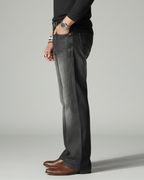 Faded Black Flare Jeans
